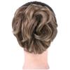 10Pc Curly Chignon Messy Hair Bun Hair Scrunchies Extension Curly Wavy Messy Synthetic Chignon For Women Updo Hairpiece Q18 Color 14H613 view 4