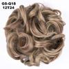 10Pc Curly Chignon Messy Hair Bun Hair Scrunchies Extension Curly Wavy Messy Synthetic Chignon For Women Updo Hairpiece Q18 Color 12T24 view 2