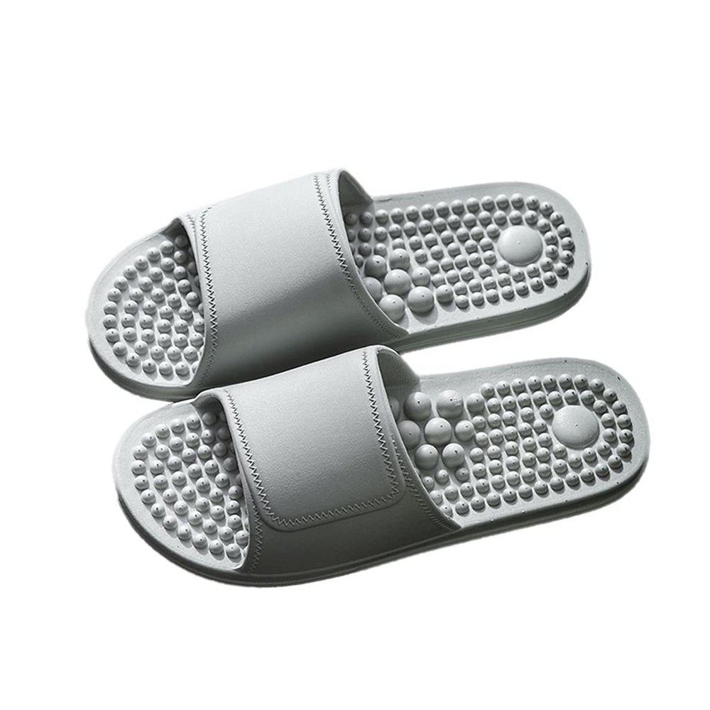 KHUY Accupressure Slippers, Foot Massager House Slippers for Men Women Massage Slippers, Women's Slippers Fashion Quick Drying Breathable Shower Slippers Shoes, Spa Sandals