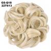 10Pc Curly Chignon Messy Hair Bun Hair Scrunchies Extension Curly Wavy Messy Synthetic Chignon For Women Updo Hairpiece Q18 Color 22T613 view 2