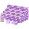 100 Pcs Mini Buffers for Nails 180/100 Grit Mini Nail Buffer Purple Nail Buffers for Natural Nails view 1