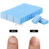 100 Pcs Mini Buffers for Nails 180/100 Grit Buffer for Acrylic Nails for Nail Care(Blue) view 2
