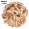 10Pc Curly Chignon Messy Hair Bun Hair Scrunchies Extension Curly Wavy Messy Synthetic Chignon For Women Updo Hairpiece Q18 Color 144T613 view 2