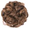 10Pc Curly Chignon Messy Hair Bun Hair Scrunchies Extension Curly Wavy Messy Synthetic Chignon For Women Updo Hairpiece Q18 Color 6AH27 view 1