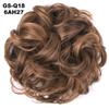 10Pc Curly Chignon Messy Hair Bun Hair Scrunchies Extension Curly Wavy Messy Synthetic Chignon For Women Updo Hairpiece Q18 Color 6AH27 view 2