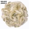10Pc Curly Chignon Messy Hair Bun Hair Scrunchies Extension Curly Wavy Messy Synthetic Chignon For Women Updo Hairpiece Q18 Color J88H613 view 2
