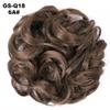10Pc Curly Chignon Messy Hair Bun Hair Scrunchies Extension Curly Wavy Messy Synthetic Chignon For Women Updo Hairpiece Q18 Color 6A view 2
