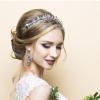 FRCOLOR DIY Copper Crown Monkey Headband Delicate Handcraft Winding Headwear Hair Accessory for Women Girls Silver view 2