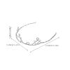 FRCOLOR DIY Copper Crown Monkey Headband Delicate Handcraft Winding Headwear Hair Accessory for Women Girls Silver view 3