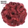 10Pc Curly Chignon Messy Hair Bun Hair Scrunchies Extension Curly Wavy Messy Synthetic Chignon For Women Updo Hairpiece Q18 Color M99J-89 view 2