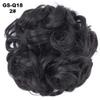 10Pc Curly Chignon Messy Hair Bun Hair Scrunchies Extension Curly Wavy Messy Synthetic Chignon For Women Updo Hairpiece Q18 Color 2 view 2