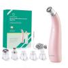 NEWDERMO 2-IN-1 Microdermabrasion Machine for Facial, Diamond Microdermabrasion Device USB Rechargeable (Pink) with Extra Microdermabrasion Filters 120 Pcs view 2