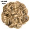 10Pc Curly Chignon Messy Hair Bun Hair Scrunchies Extension Curly Wavy Messy Synthetic Chignon For Women Updo Hairpiece Q18 Color J26 view 2