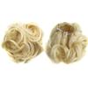 Synthetic Curly Hair Chignon Wedding Updos For Elegant Brides Bun Pad Rubber Band Mix Color #613 view 1