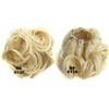 Synthetic Curly Hair Chignon Wedding Updos For Elegant Brides Bun Pad Rubber Band Mix Color #613 view 2