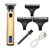 BEAVERSTRONG Cordless Rechargeable Hair Trimmer with LED Power Indicator (Gold) view 2