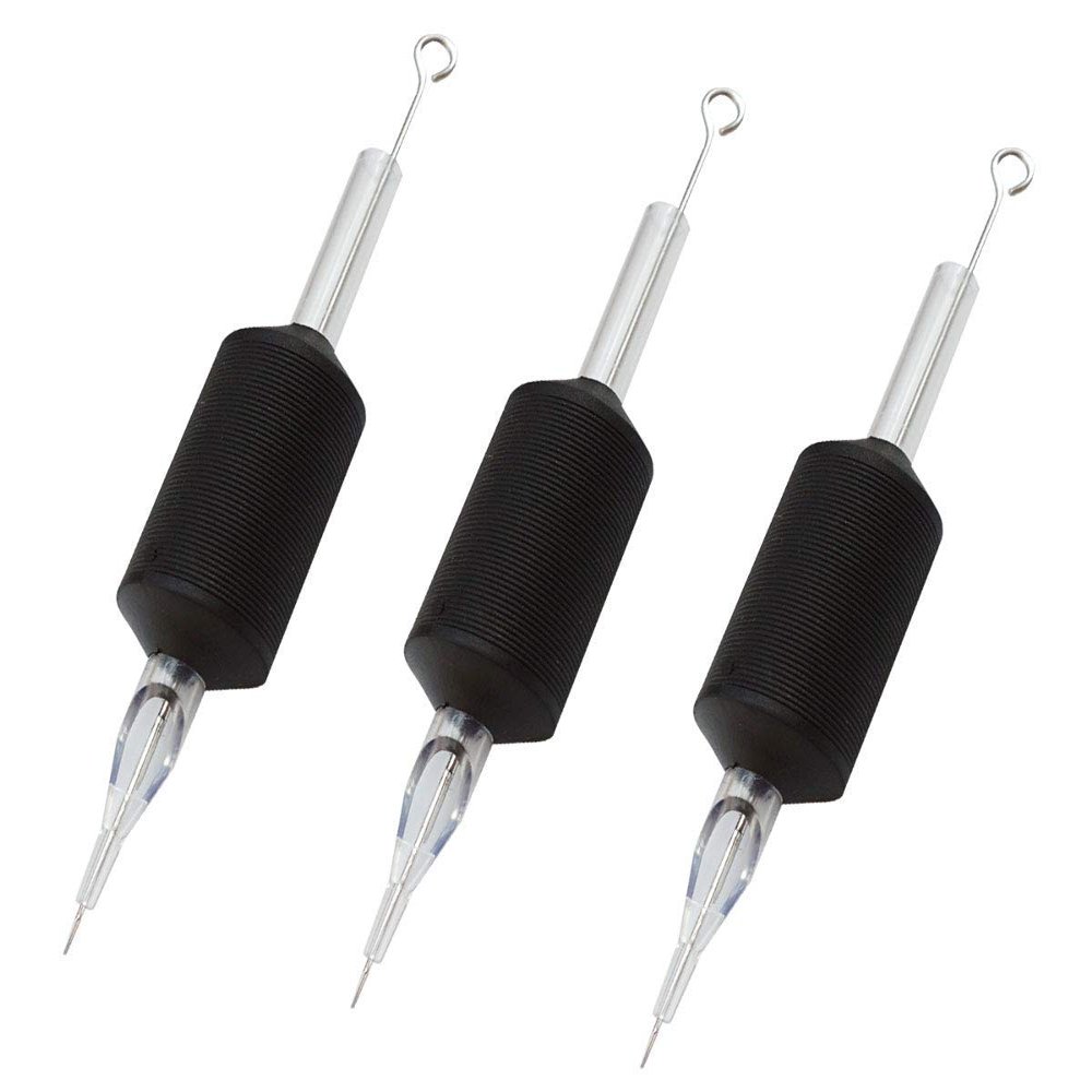 20Pcs Tattoo 1 Inch Disposable Combo Needle and Tubes 5RS, 7RS, 9RS, 11RS, 14RS (9 Round Shader)