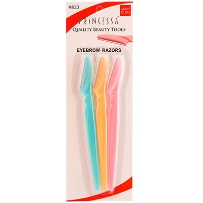 Princessa Eyebrow Razor Face Hair Removal Safety Razors Trimmer Set