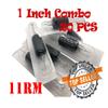 Tatmax International 20PCS 1 Inch Tattoo Combo Needles and Tubes: 5RM, 7RM, 9RM, 11RM, 13RM, 15RM (11 Round Magnum) (W00-) view 2