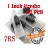 Tatmax International 20Pcs Tattoo 1 Inch Disposable Combo Needle and Tubes 5RS, 7RS, 9RS, 11RS, 14RS (14 Round Shader) view 2