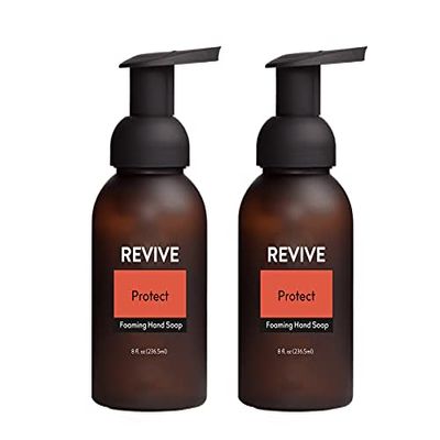 REVIVEEO Protect Foaming Hand Soap 2 Pack 100% Pure Therapeutic Grade, For Diffuser, Humidifier, Massage, Aromatherapy, Skin & Hair Care