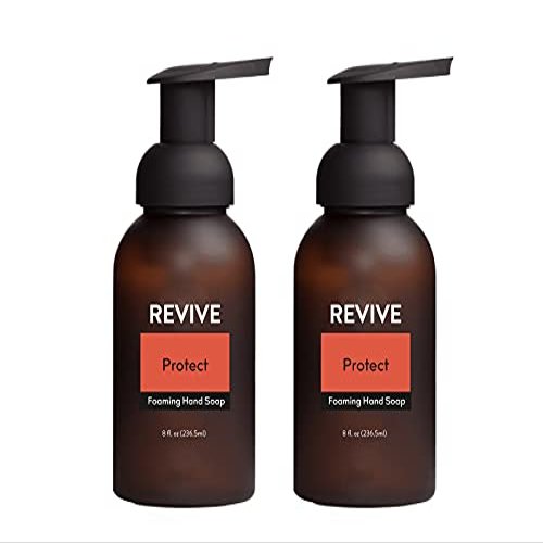 REVIVEEO Protect Foaming Hand Soap 2 Pack 100% Pure Therapeutic Grade, For Diffuser, Humidifier, Massage, Aromatherapy, Skin & Hair Care