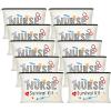 10 Pieces Nurse Survival Kit Makeup Bags, Best Nurse Ever Cosmetic Bag, Nurse Practitioner Gifts Toiletry Bag, Funny Travel Bag Nurses Party Supplies Gifts Nursing Gifts view 1