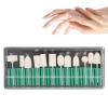Nail Drill Bit Set, 12pcs Wool Felt Nail Grinding Polishing Head, Portable Nail Drill Bits Set Accessory for Household and Nail Salon view 1