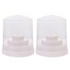 FRCOLOR 2pcs 48- hole Nail Drill Bit Holder Stand Display Organizer Manicure Tools Box Nail Tools Case for Home Use or Salon Use Nail Bit view 1