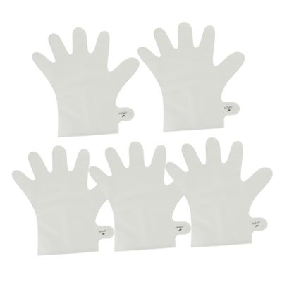 5 Pcs Hand Mask Lotion Gloves Hands Exfoliator Gloves Dry Sensitive Skin Gloves Hand Wax Mittens Moisturizing Gloves Dead Skin Remover Gloves Face Mask Care Pe+pp Non-Woven Fabric