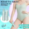 Waterproof Bikini Trimmer Women Electric Razor for Pubic Hair Women's Foil Shaver Rechargeable Shaver Removal with Snap-in Ceramic Blades IP7X Washable Head,Wet and Dry Use,Green view 2