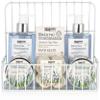 BRUBAKER Cosmetics Beauty Spa Care Set - with Lavender & Sage Mint Extracts - Gift Set in Bathroom Shelf White view 4