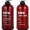 Biotin Shampoo and Conditioner Set for Hair Growth, Thinning Hair Treatment, Hair Thickening Products for Women & Men, Paraben & Sulfate Free, 20.2 FL Oz Each view 1