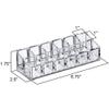 Amazing Abby - Glamour - 2-Pack 12-Slot Acrylic Lipstick Organizer, Lipstick Holder, Lip Gloss Holder, Cosmetic Storage Display, Perfect Storage Solution for Drawer and Vanity (Slot Size: 0.9" x 0.9") view 3
