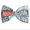 EmilyRose Couture Super Heroes Hair Bows-Sci Fi Characters, Horror (Group 2) (Barrette, Superheroes Text) view 1