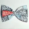 EmilyRose Couture Super Heroes Hair Bows-Sci Fi Characters, Horror (Group 2) (Barrette, Superheroes Text) view 3