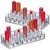 Amazing Abby - Glamour - 2-Pack 24-Slot Acrylic Lipstick Organizer, Lipstick Holder, Lip Gloss Holder, Cosmetic Storage Display, Perfect Storage Solution for Drawer and Vanity (Slot Size: 0.9" x 0.9") view 1