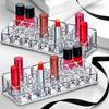 Amazing Abby - Glamour - 2-Pack 24-Slot Acrylic Lipstick Organizer, Lipstick Holder, Lip Gloss Holder, Cosmetic Storage Display, Perfect Storage Solution for Drawer and Vanity (Slot Size: 0.9" x 0.9") view 2