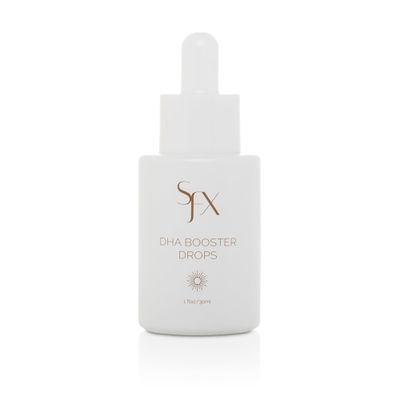 SunFX DHA Tanning Drops - Customizable Self-Tanning Drops for Lotions & Spray Tanning Solutions - Professional-Grade Formula for Natural, Streak-Free Glow - Vegan, Cruelty-Free, 1oz