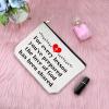 Sfodiary Christian Religious Gift for Women Makeup Bag Sunday School Teacher Appreciation Gifts Bible Verse Cosmetic Bag Church Christian Teacher Presents Christmas Birthday for Her Travel Pouch view 3