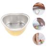 EXCEART Aluminum Foil Wax Melting Bowl Heart Shape 30g Capacity Heat Resistant for Hair Removal Wax view 3