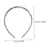 SOLUSTRE 1pc Chic Decorative Headband Unique Toothed Design Non- Face Washing Shower Hairband for Daily Wear and Parties Acetate Material view 2