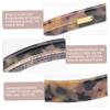 SOLUSTRE 1pc Chic Decorative Headband Unique Toothed Design Non- Face Washing Shower Hairband for Daily Wear and Parties Acetate Material view 4