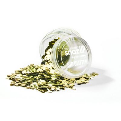 Snazaroo Chunky Bio Glitter, 5g (.17-oz) Tub, Gold