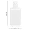 150ml/5Ounce Soap Dispenser Bottles,3Pcs Empty Soap Pump Bottles Lotion Dispenser for Shampoo Body Wash view 3