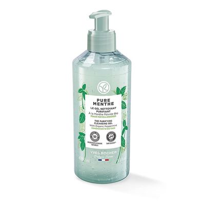 yves roche france Yves Rocher Purifying Cleansing Gel for Combination and Oily Skin - Pure Menthe (13.1 fl.oz.) (16254)