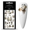 INKVICTUS Flower Nail Decals / Sliders 5341 Glitter for Manicure or Pedicure, Decal for Nails, Slider for Manicures and Pedicures, Nail Art view 1