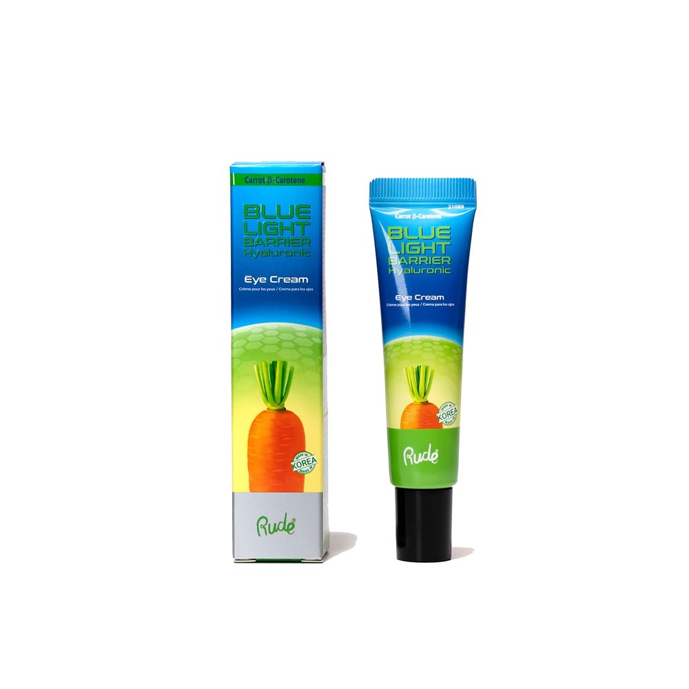 RUDE | Blue Light Barrier Hyaluronic Eye Cream | K-Beauty, Anti-Aging, Eye Cream for Wrinkles, Dark Circles under Eye Treatment | 0.71 oz