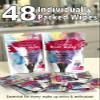 48 Individually Wrapped Makeup Brush Cleansing Cloths - Quick & Convenient Brush Cleaner Wipe- For Make up Artists Cosmetology Students Make up Tutorial ON THE GO, Travel TSA Approved view 2