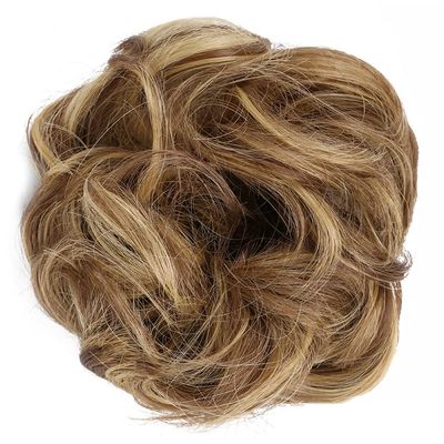Beauty Elastic Band With Hair Messy Bun Scrunchie Chignon With Elastic Band Messi Hairpieces Donut For Women Kids FQ-10-86